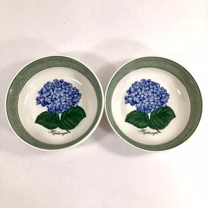 Saint James by Hankook Hydrangea Cereal Bowls Set of 2!
